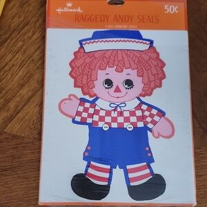 Hallmark Raggedy Andy 70s Vintage Seals STICKERS